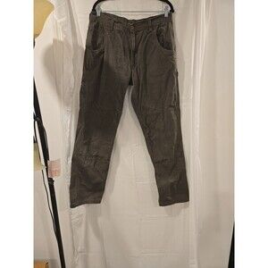Key Apparel Men's Brown Duck Canvas Double Front Work Pants 36x34